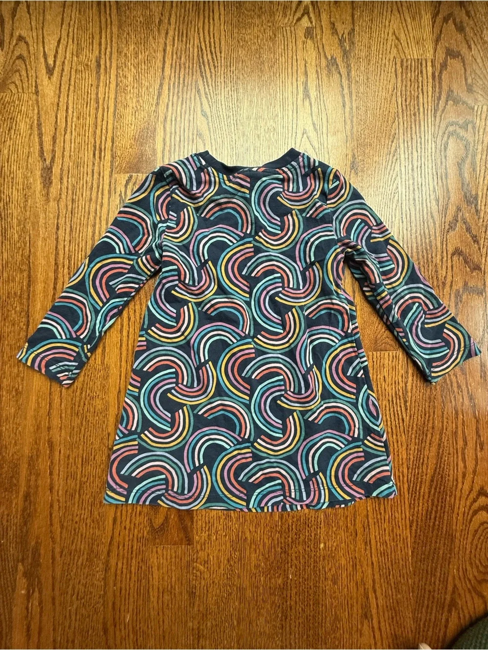 Hanna Andersson Rainbow Dress 3T